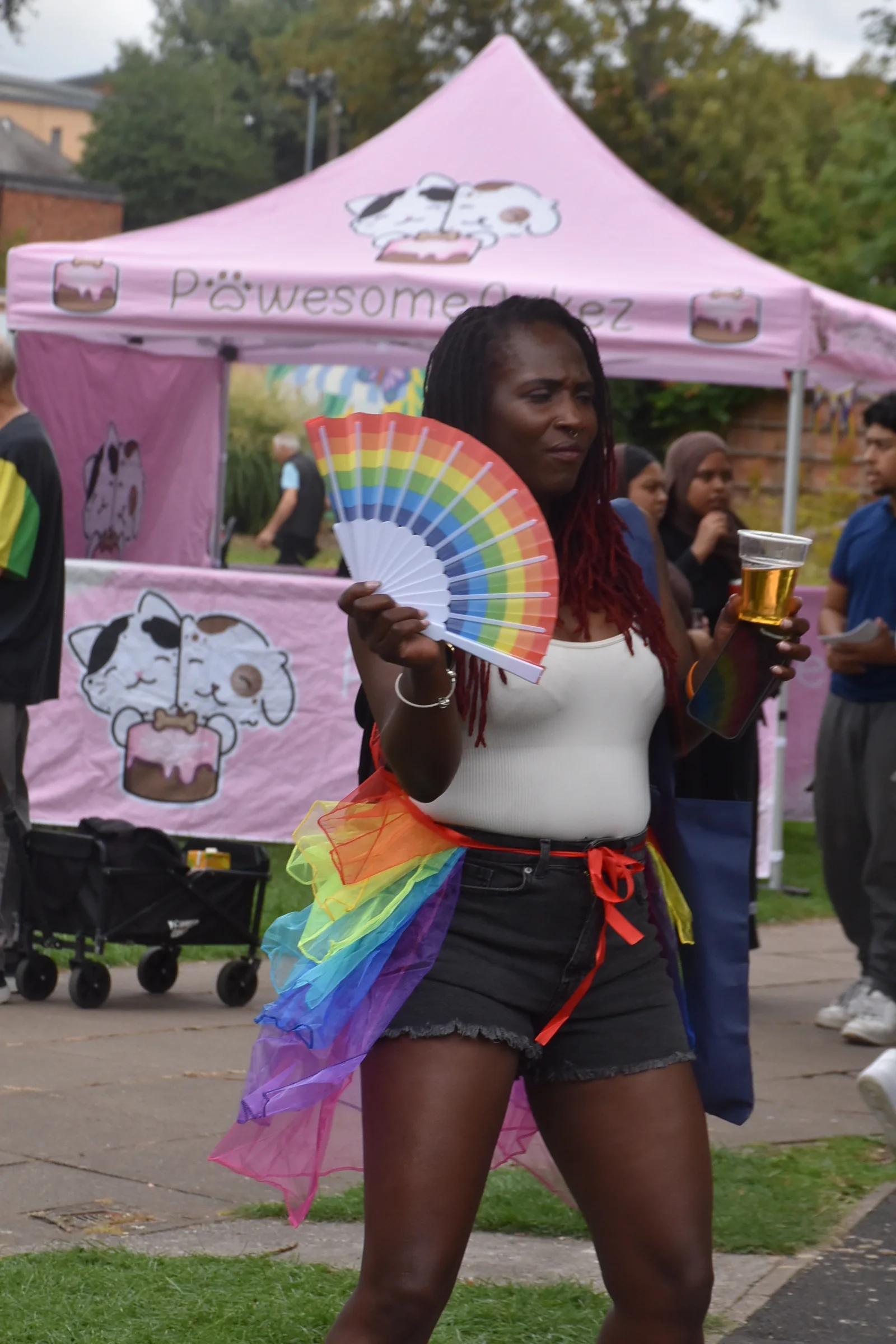 Past Pride crowd